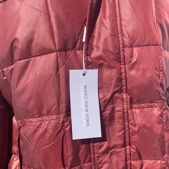Marc New York Andrew Marc Dodge Down Puffer Jacket Rabbit Fur new with tags - Picture 7 of 15